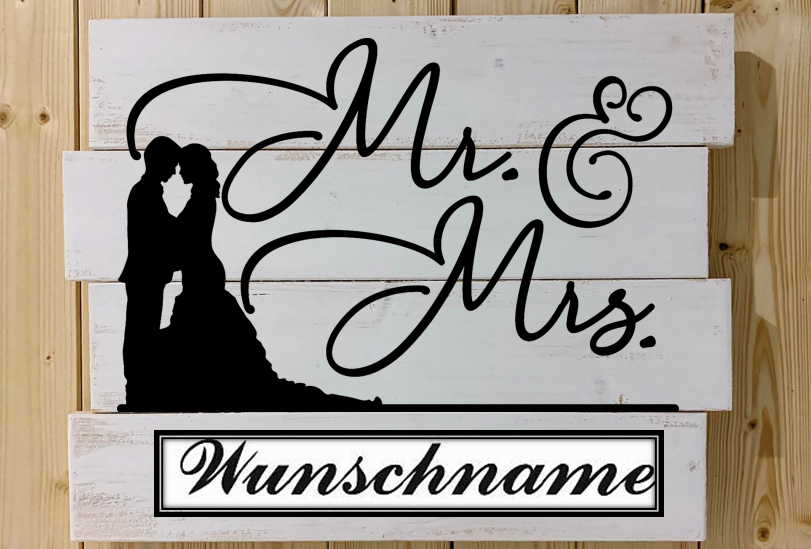 Mr. & Mrs. Hochzeit