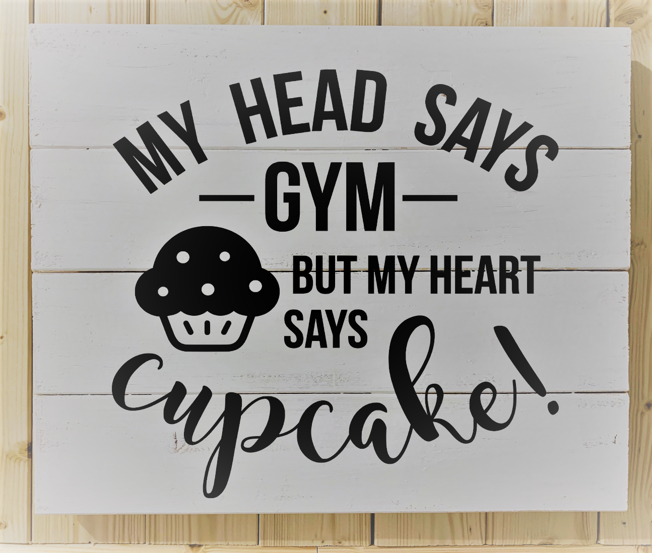 MY HEAD SAYS GYM