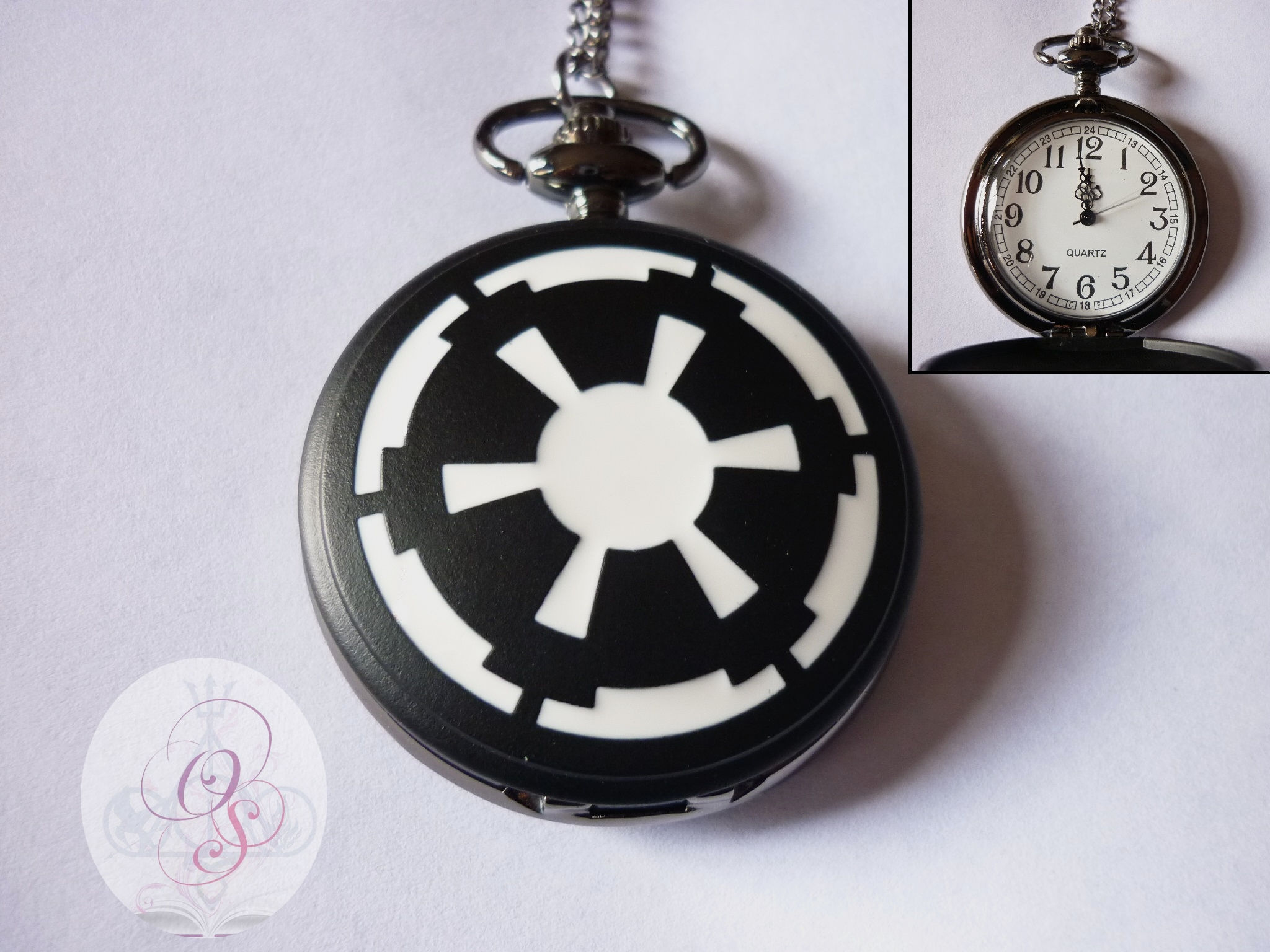 COLLAR RELOJ INSIGNIA IMPERIO GALACTICO