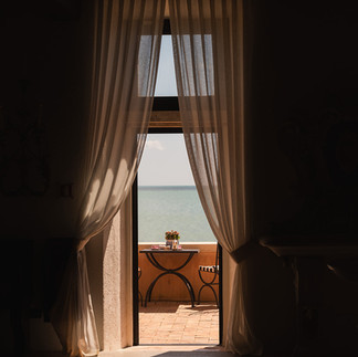 Interior room with natural light at a historic Italian wedding venue