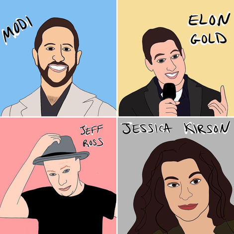 The Chosen Doodler: I drew the lineup for the Chosen Comedy Festival in NYC