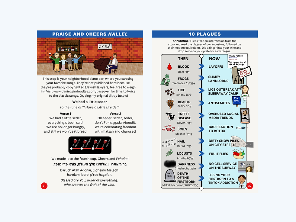 Thumbnail: Printable Don't Fuhaggadahboudit Funny Passover Haggadah - Digital Download