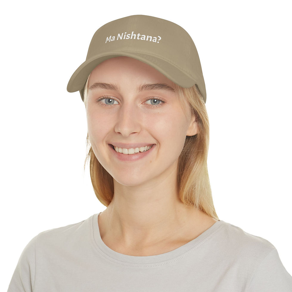 Thumbnail: 'Ma Nishtana?' Passover Baseball Cap
