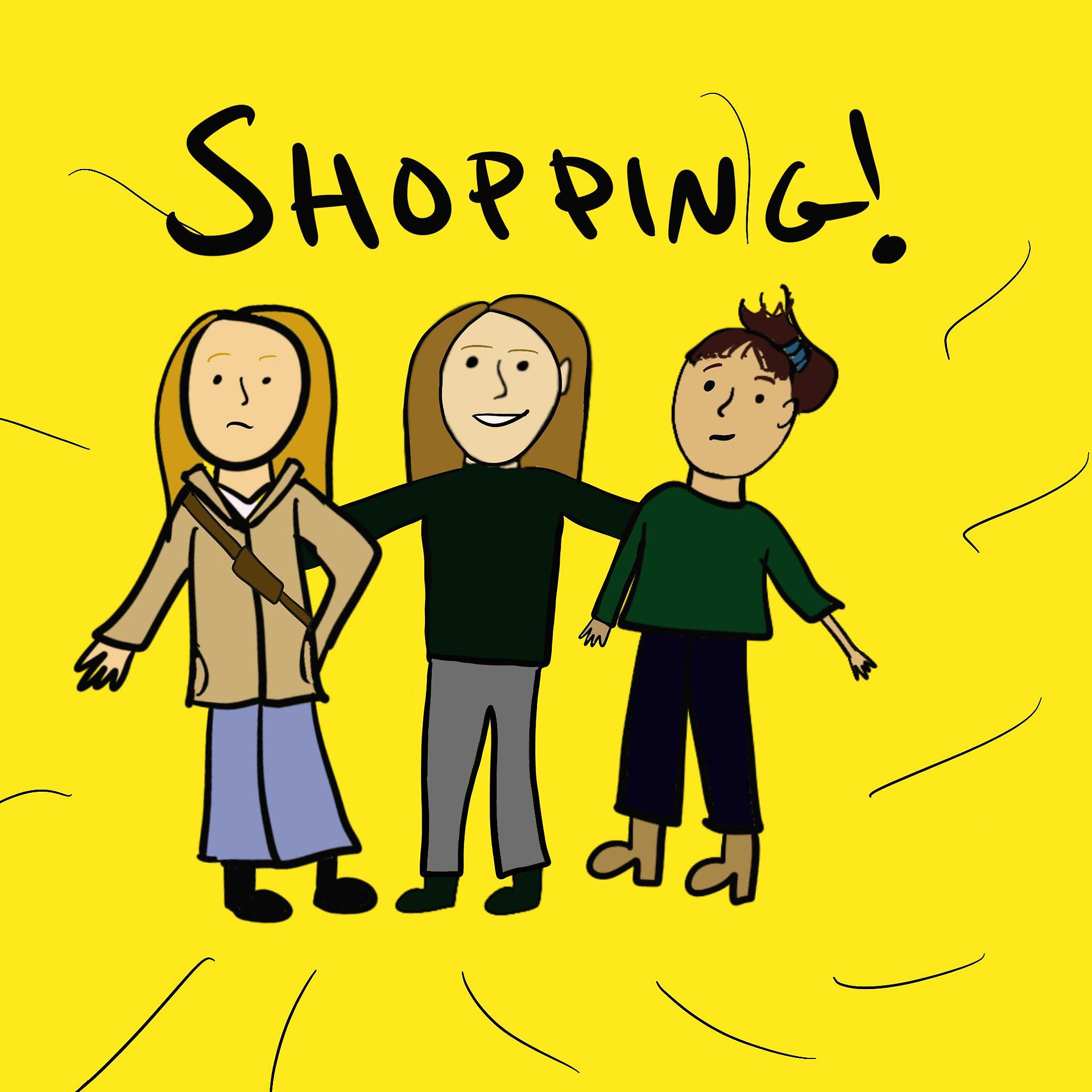 I shop with my sisters