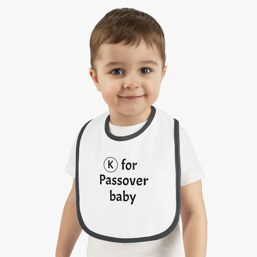 Thumbnail: 'Kosher for Passover Baby' Funny Passover Baby Bib
