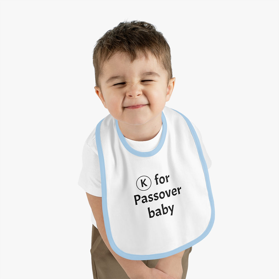 Thumbnail: 'Kosher for Passover Baby' Funny Passover Baby Bib
