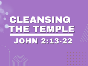 Cleansing The Temple