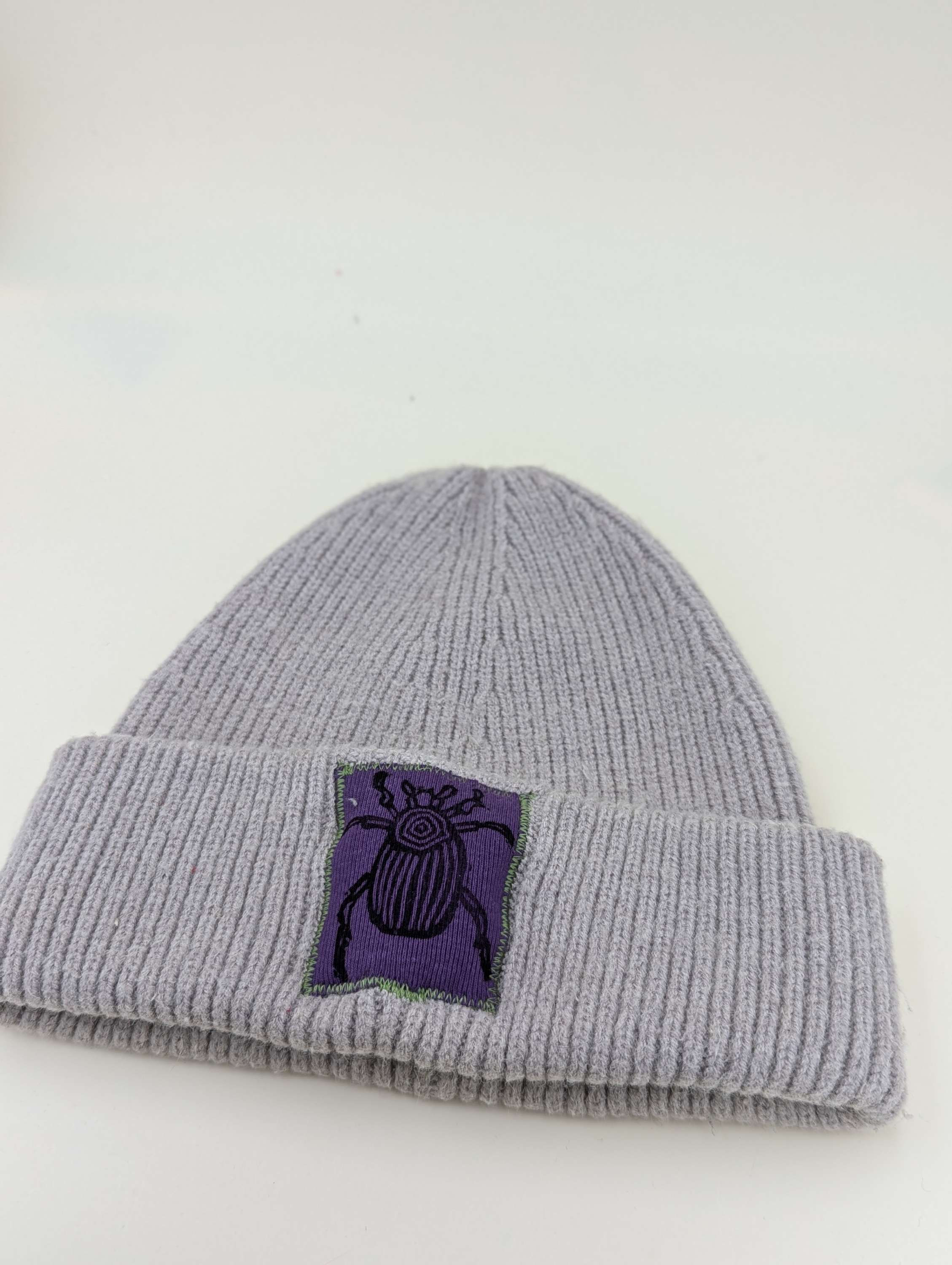 Upcycling Strick Mütze Käfer 