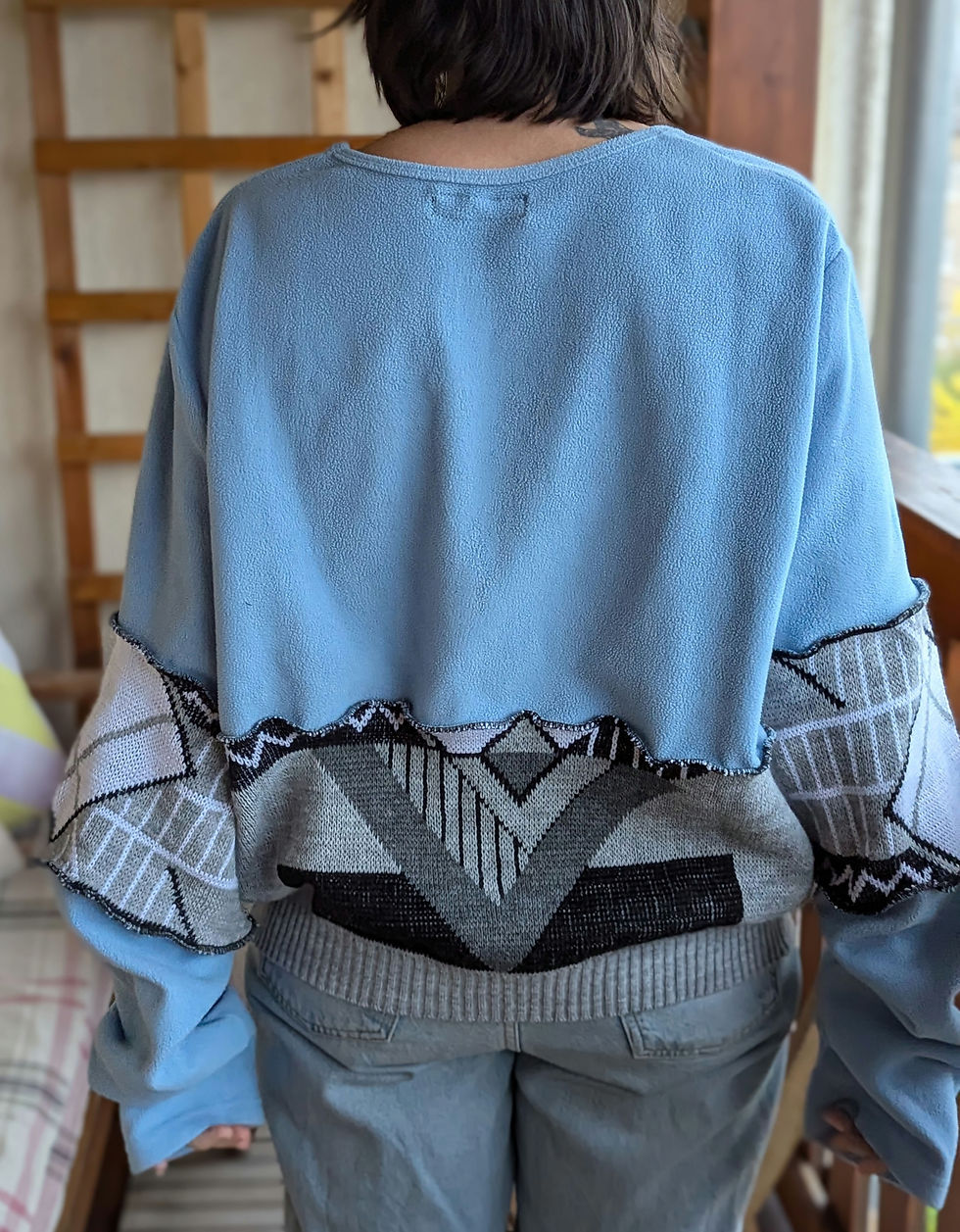 Miniaturbild: Patchwork Pullover Snowflake 
