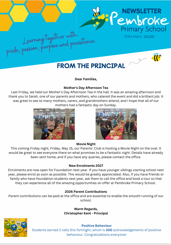 11th May 2026 Newsletter