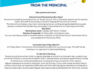 2nd March 2026 Newsletter