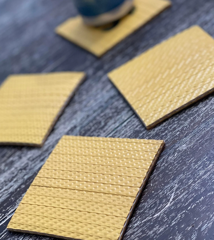 Thumbnail: Fire Hose Coaster Set