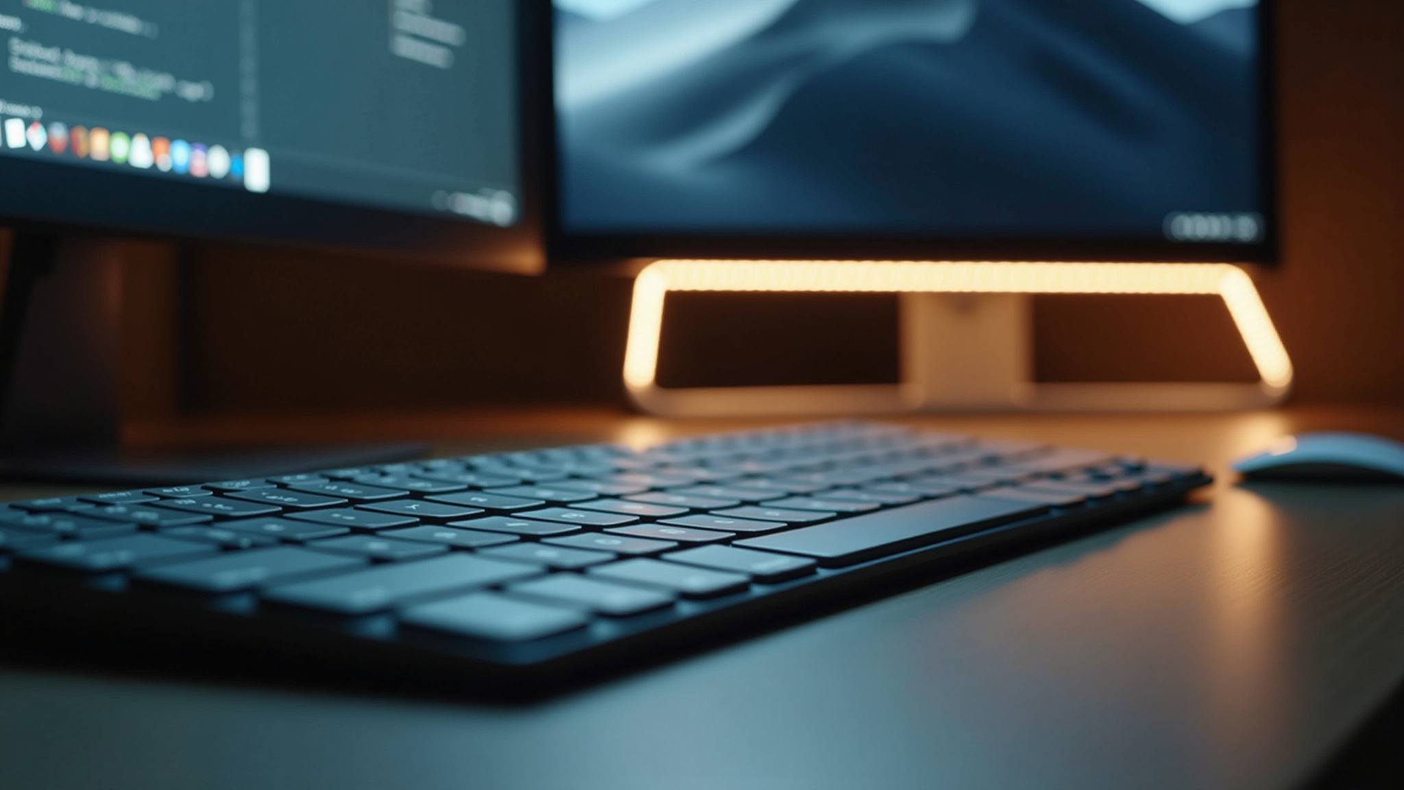 Computertisch mit Keyboard