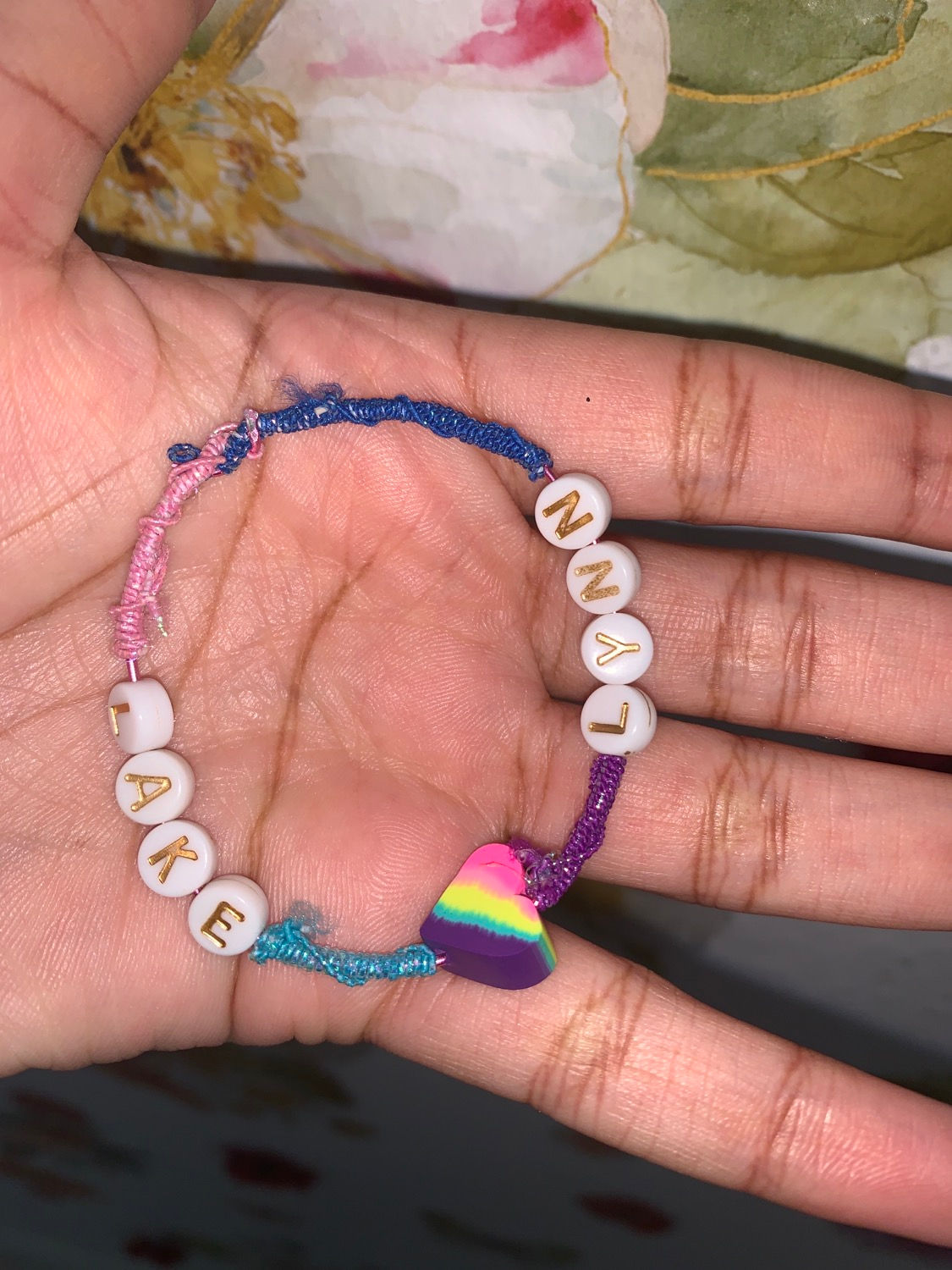 Kids name bracelet