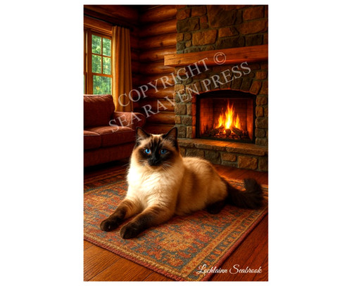 Ragdoll Cat Poster | Sea Raven Press