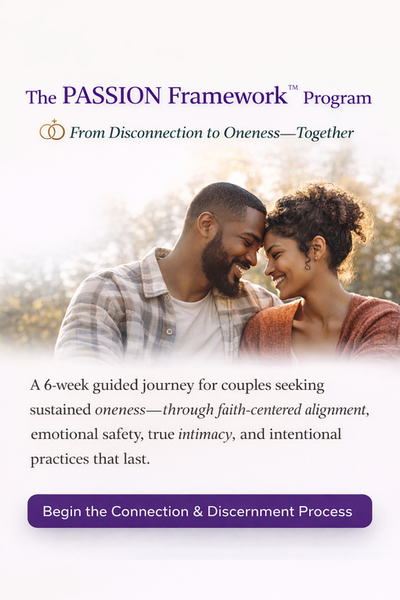 a poster for a marriage class called pursuit of passion