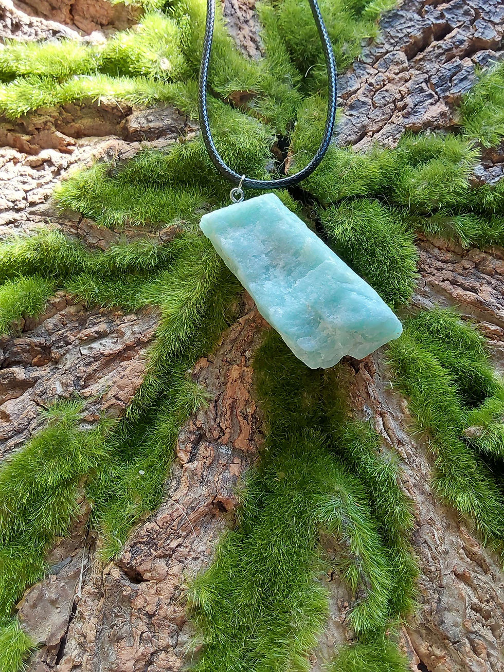 Rough Green Aventurine Pendant