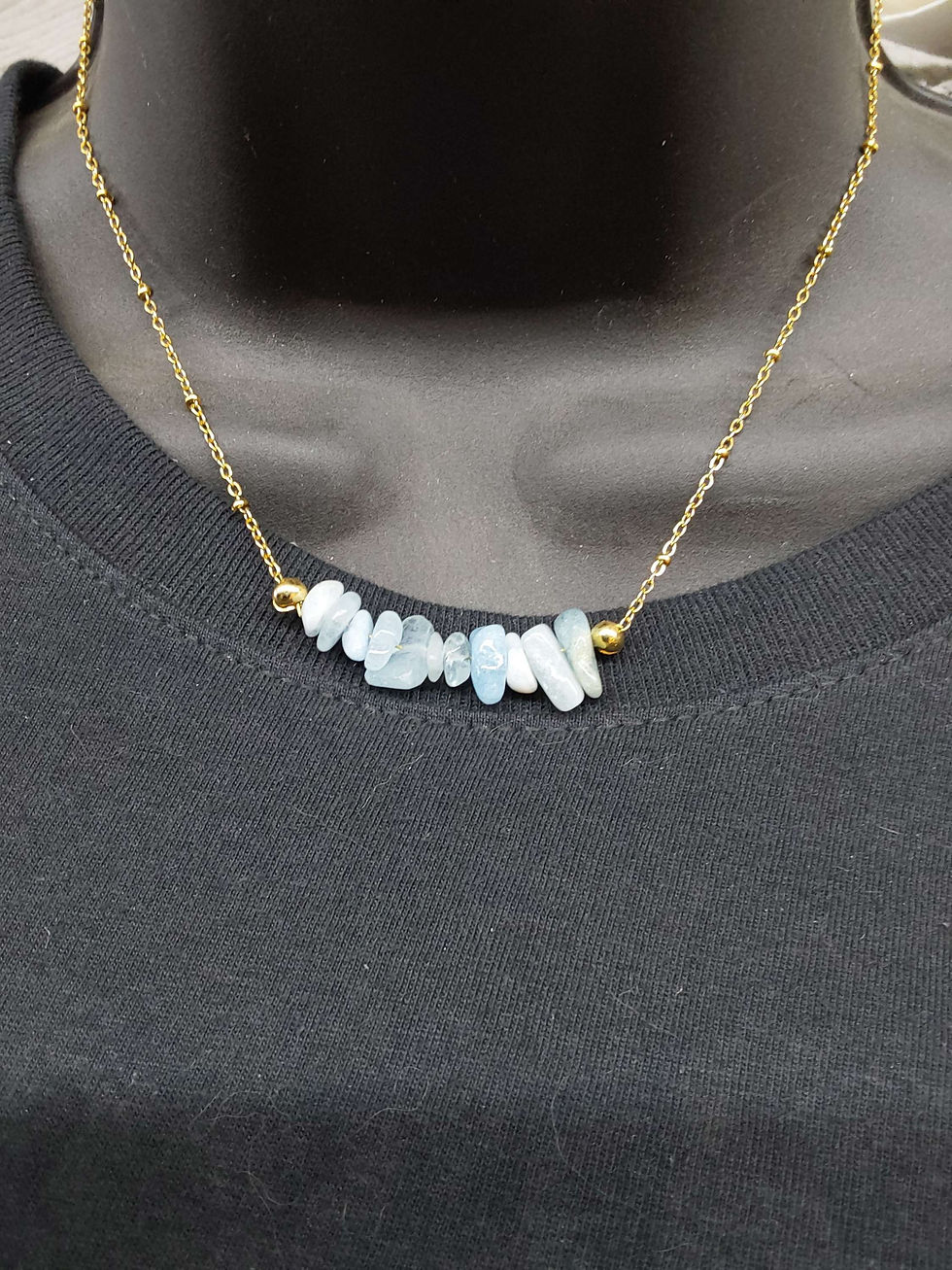 Thumbnail: Crystal  Chip Choker Necklace