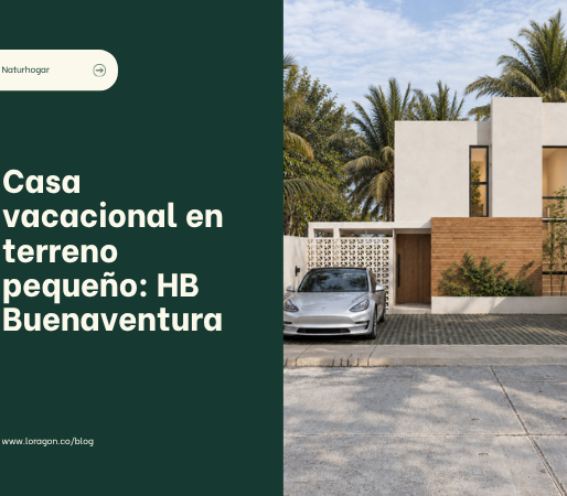 Casa vacacional en terreno pequeño: Casa HB Buenaventura.