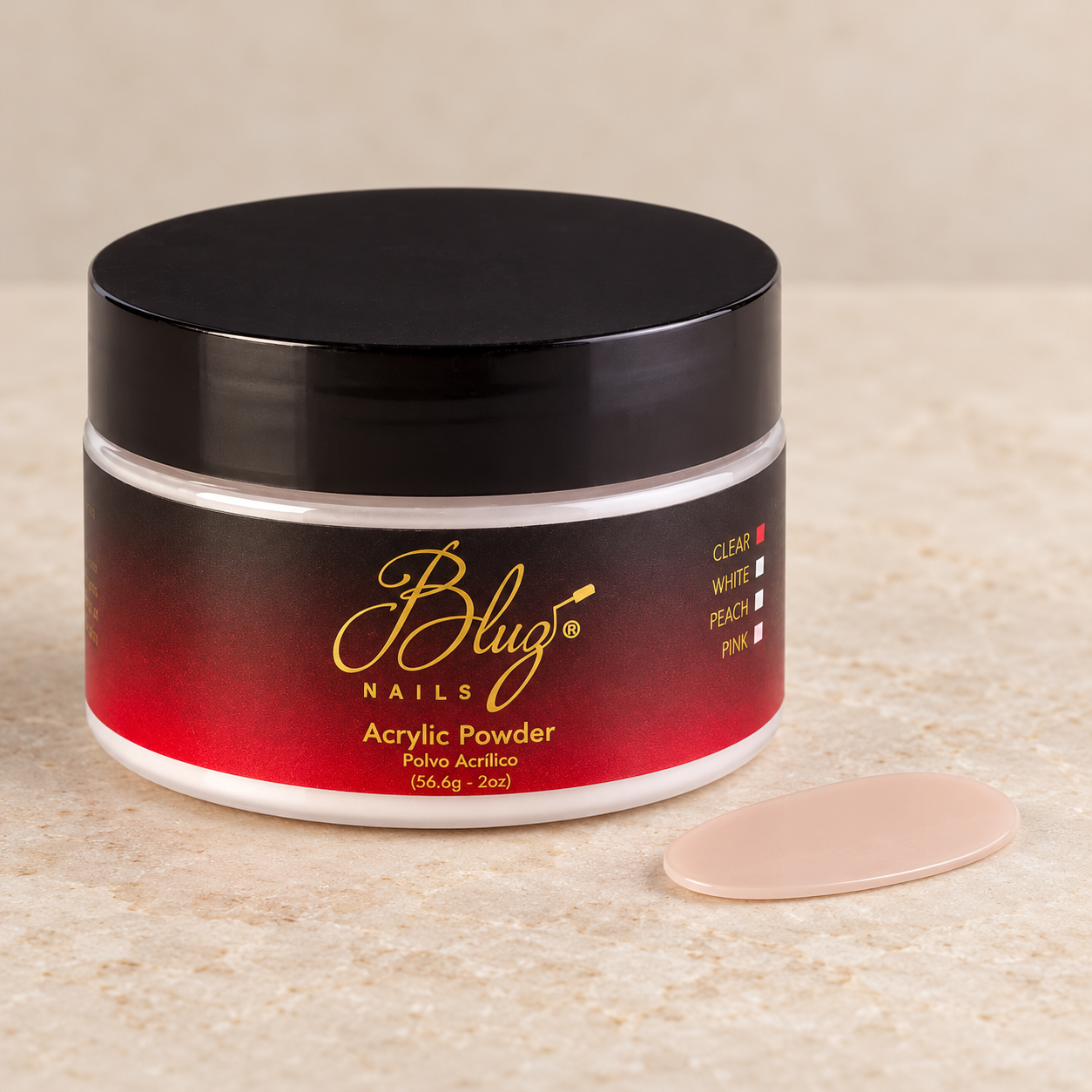 ACRY COVER NUDE 2OZ BLUZ