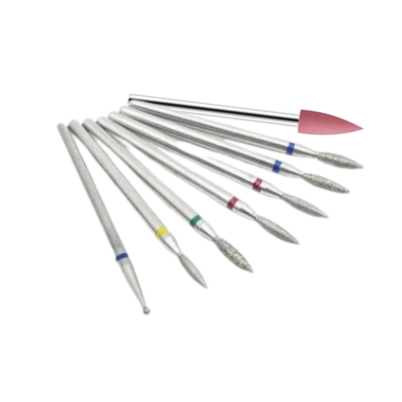 P8 SET DE 7 PUNTAS CARBURO MANICURA