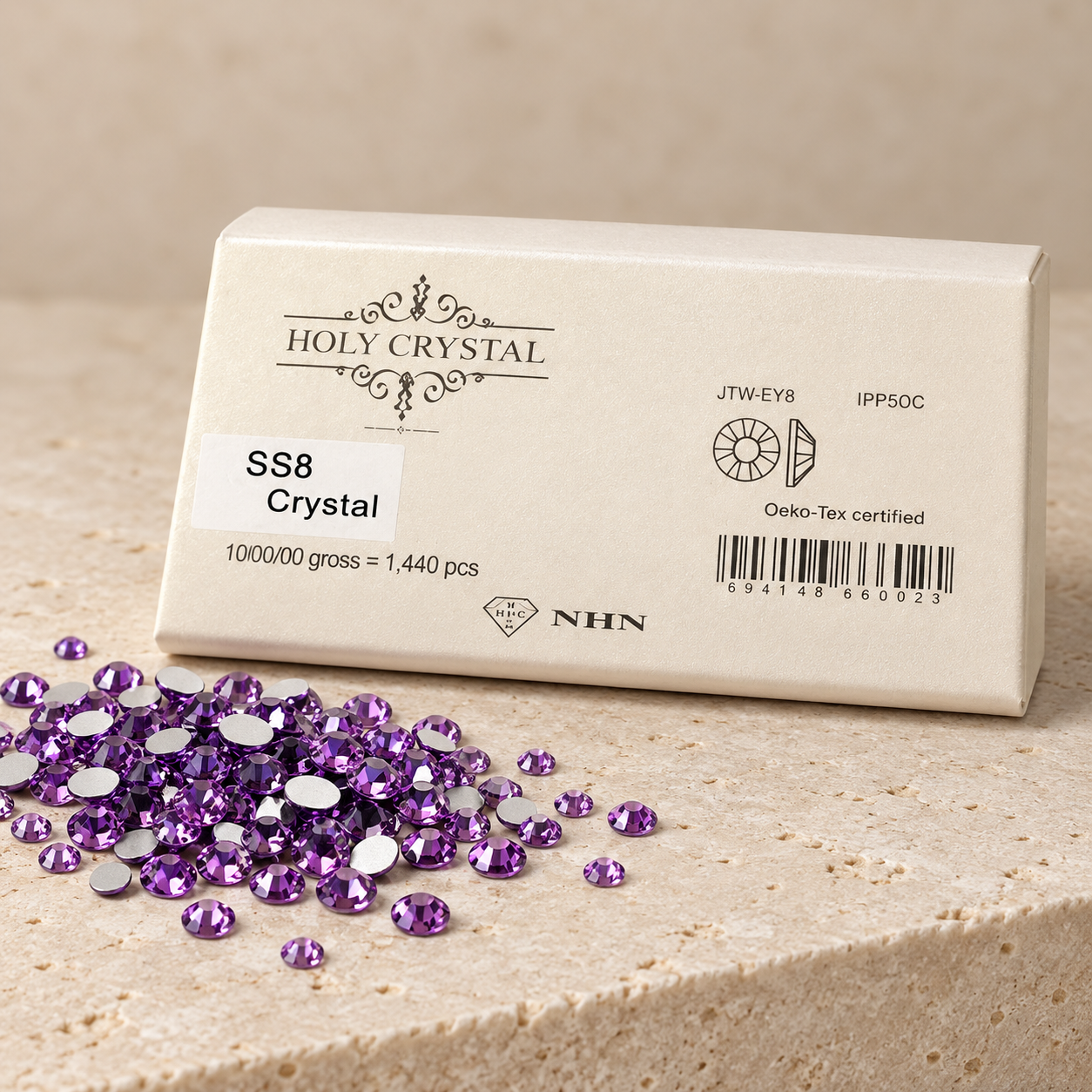 SS8 LIGHT AMETHYST CARTERA 1440 CRISTALE