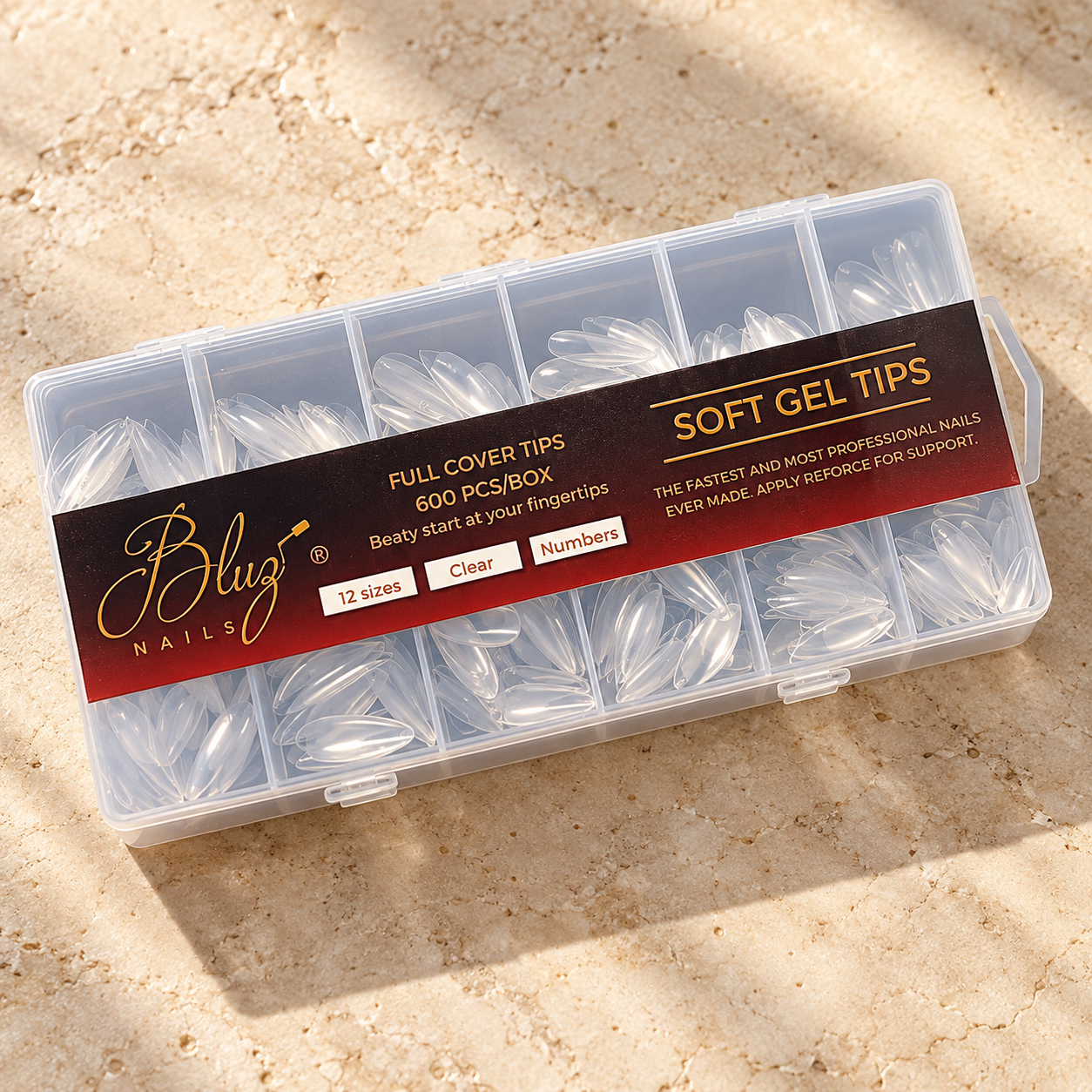 CAJA 600 TIPS SOFT GEL AL SH