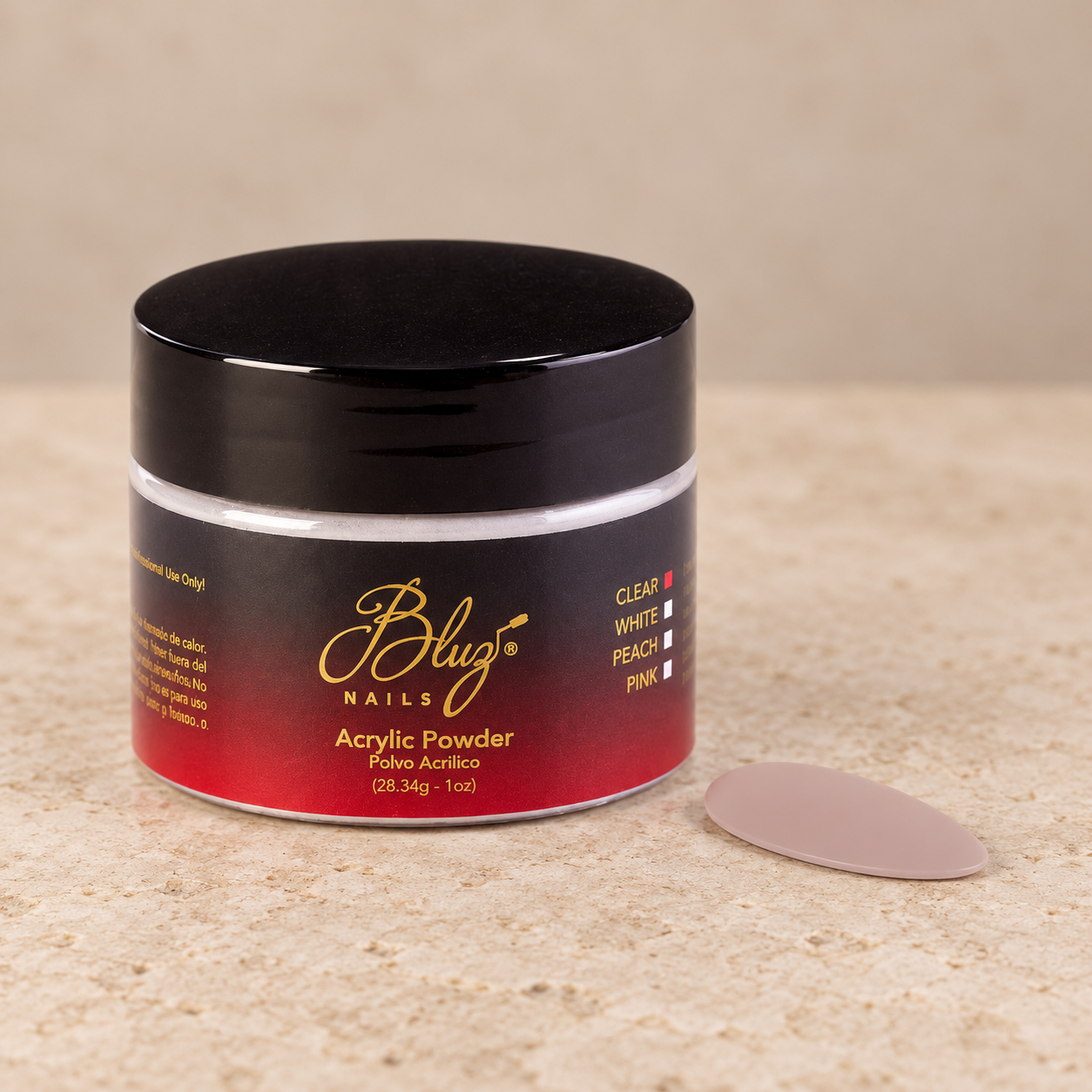 ACRY COVER PINK 1OZ BLUZ