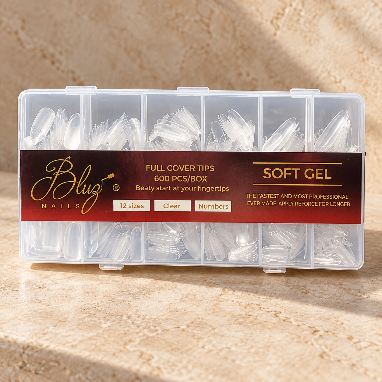 CAJA 600 TIPS SOFT GEL AP SH