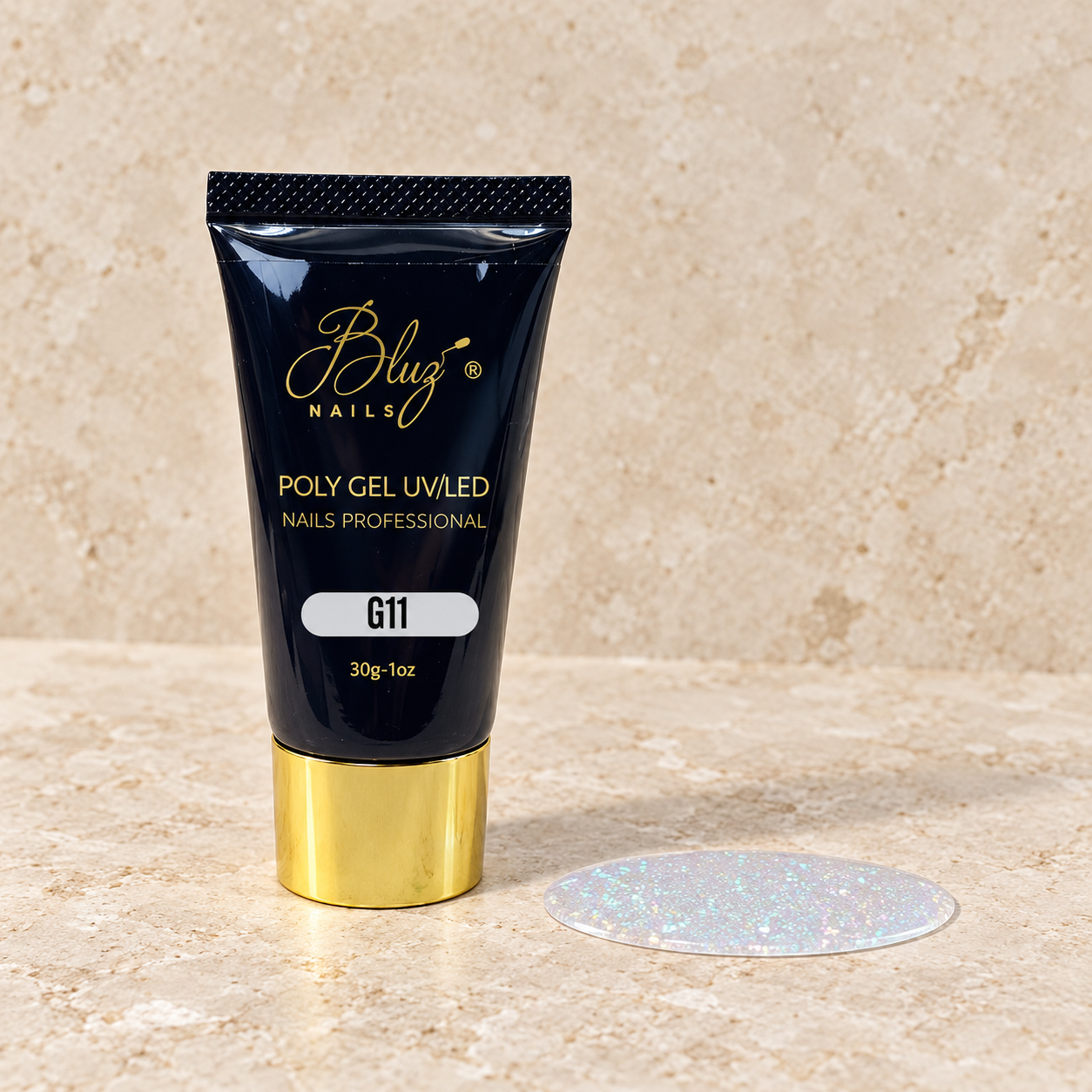 ACRYGEL C/GLITTER #G11 30G BLUZ