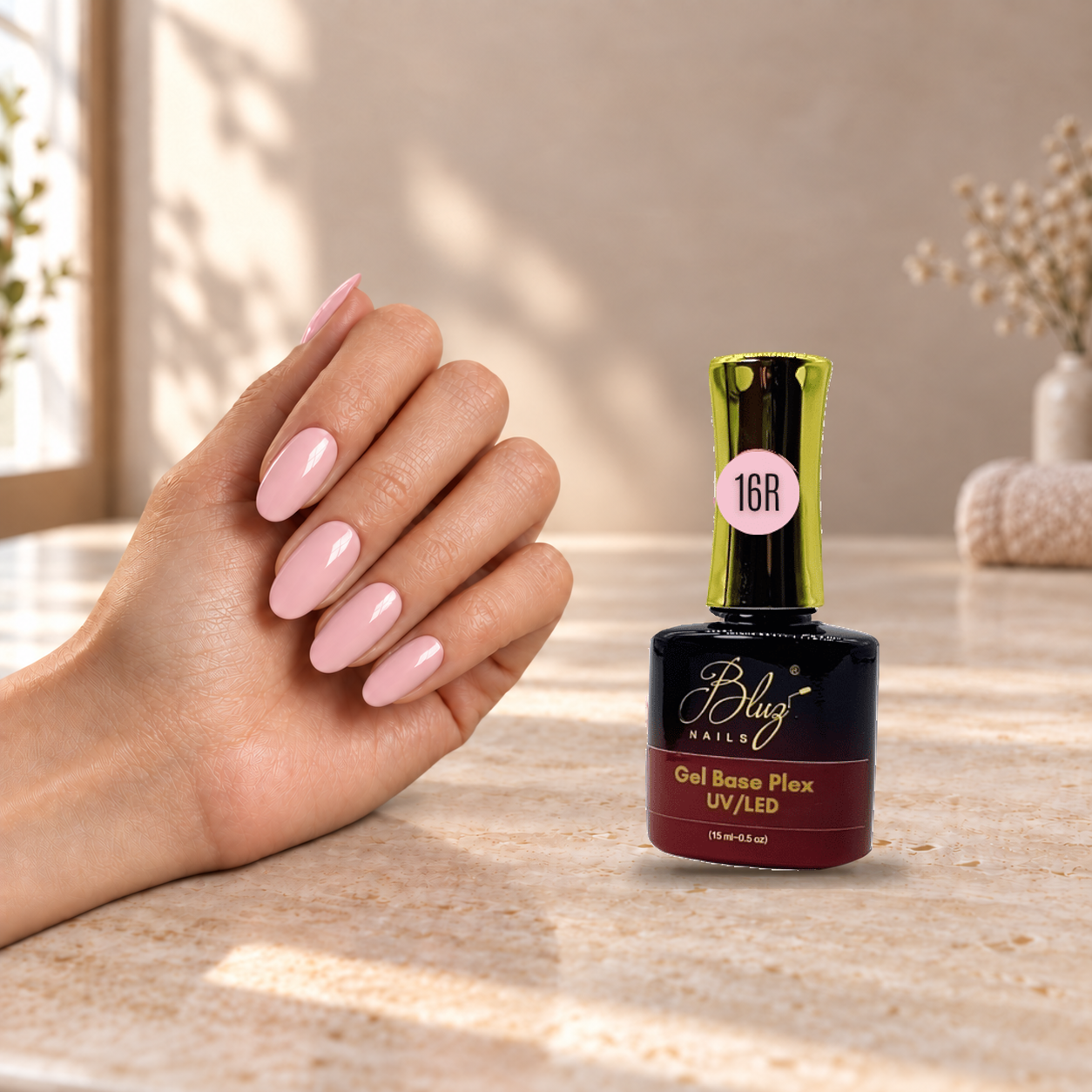 BASE PLEX COLOR GEL #16R 15ML BLUZ
