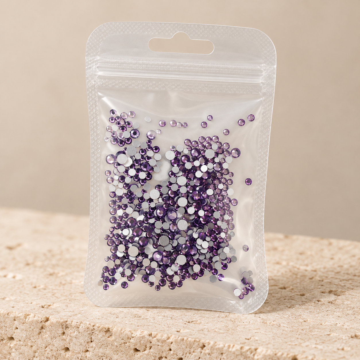 CRISTAL BOLSA LT AMETHYST MIX TAMAÑO SH