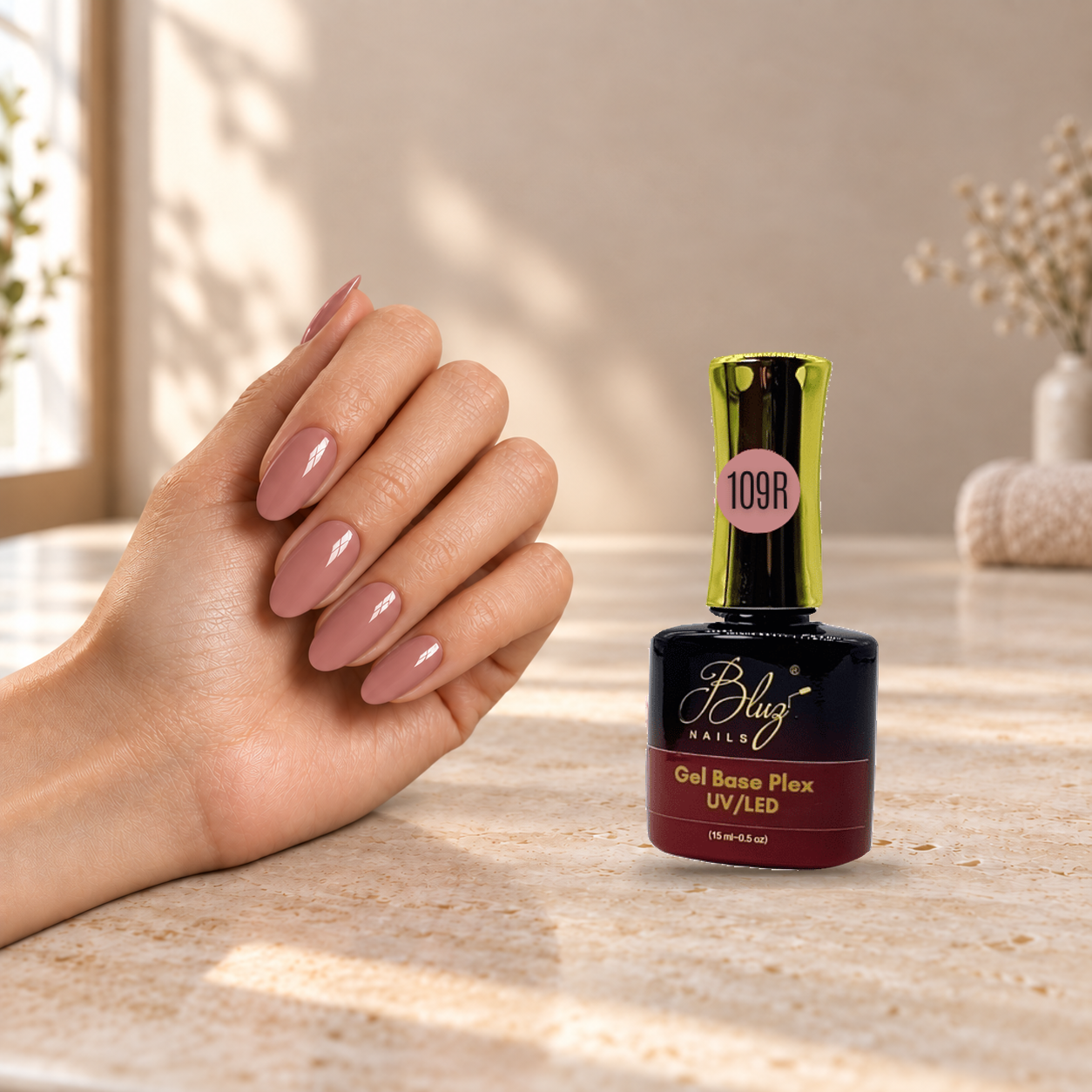 BASE PLEX COLOR GEL #109R 15ML BLUZ
