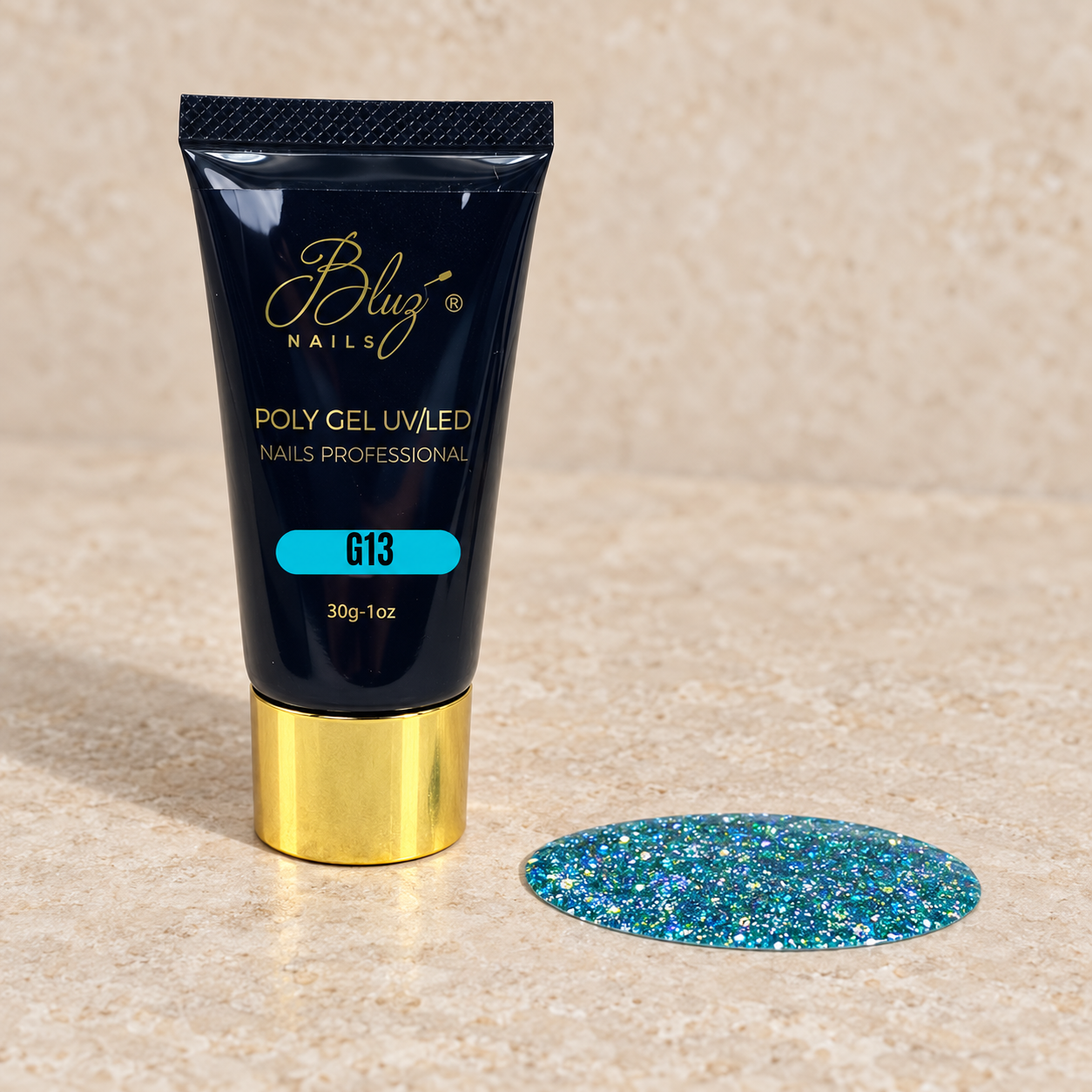 ACRYGEL C/GLITTER #G13 30G BLUZ