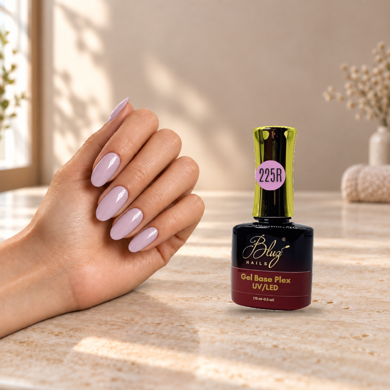 BASE PLEX COLOR GEL #225R 15ML BLUZ