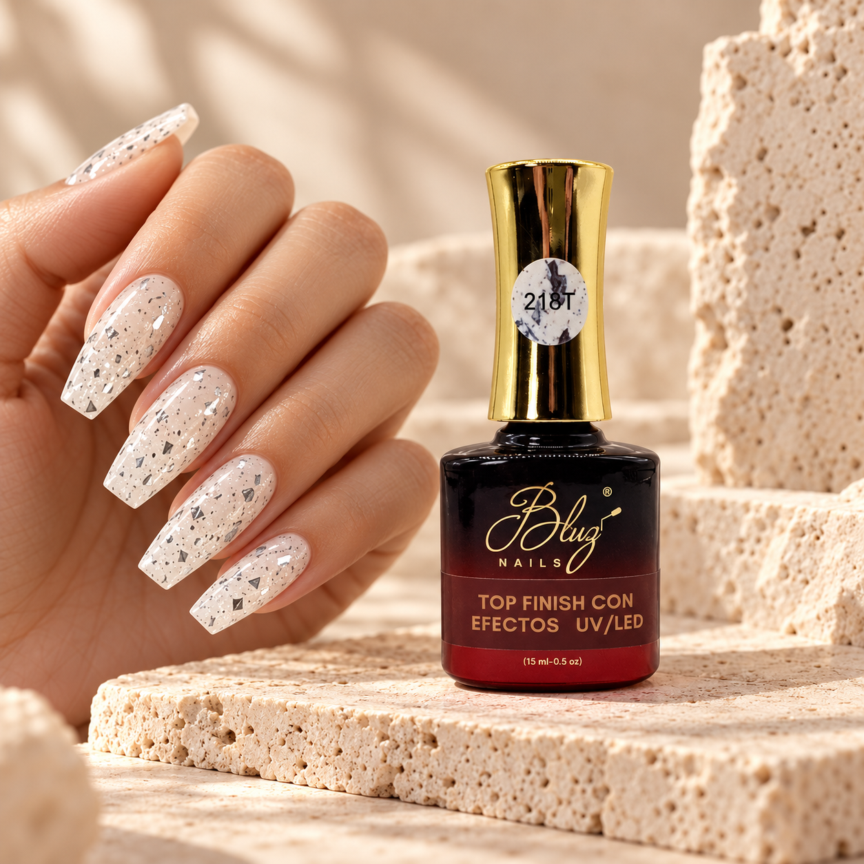 TOP GEL #218T 15ML BLUZ