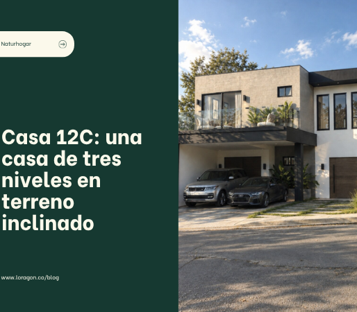 Casa de tres niveles en terreno inclinado: Casa 12C Hills 16