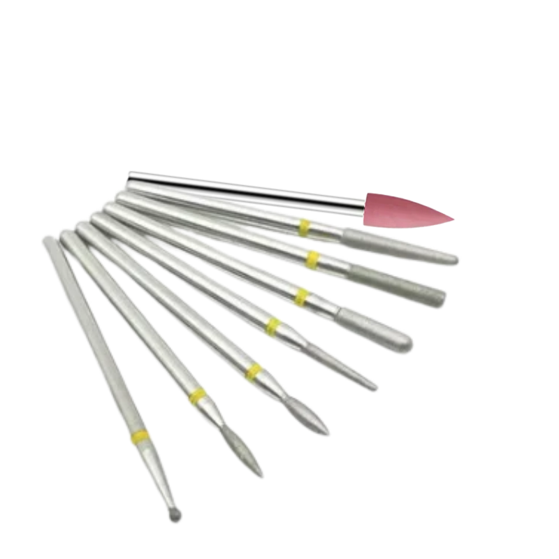 P5 SET DE 7 PUNTAS CARBURO MANICURA