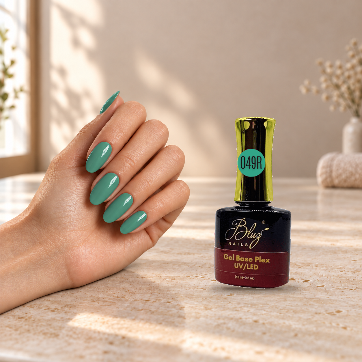 BASE PLEX COLOR GEL #049R 15ML BLUZ