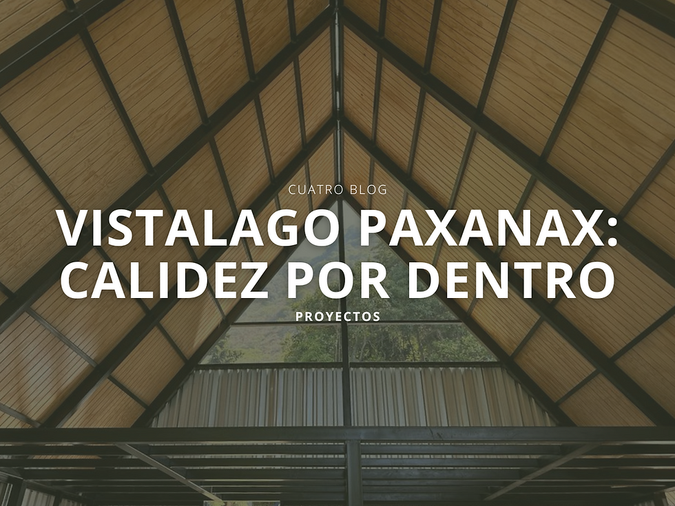 Vistalago Paxanax: calidez por dentro