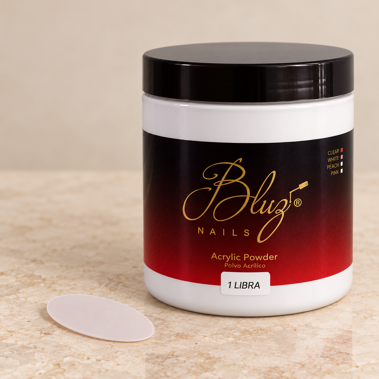 ACRY COVER BABY PEACH 1LB BLUZ