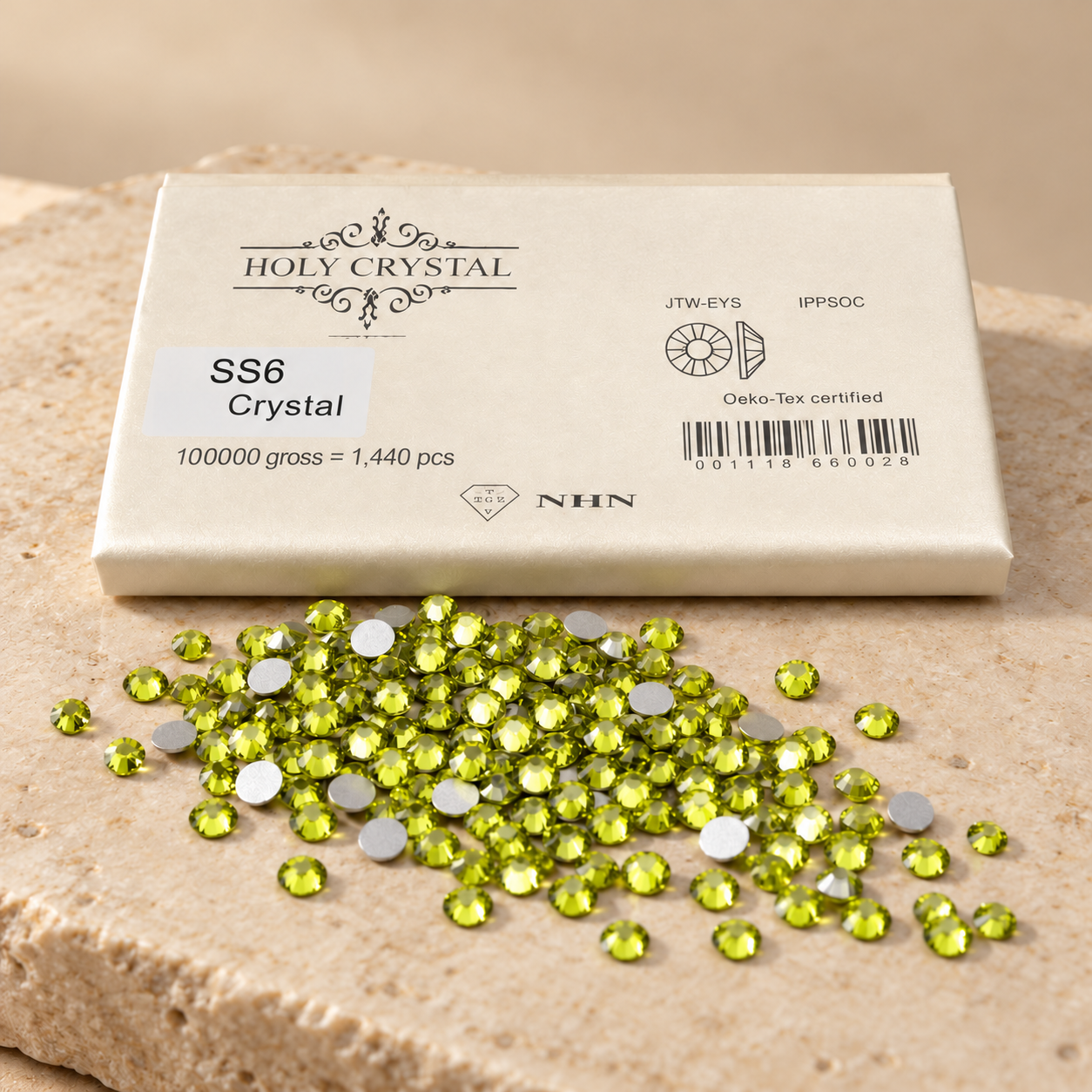 SS6 OLIVINE CARTERA 1440 CRISTALES