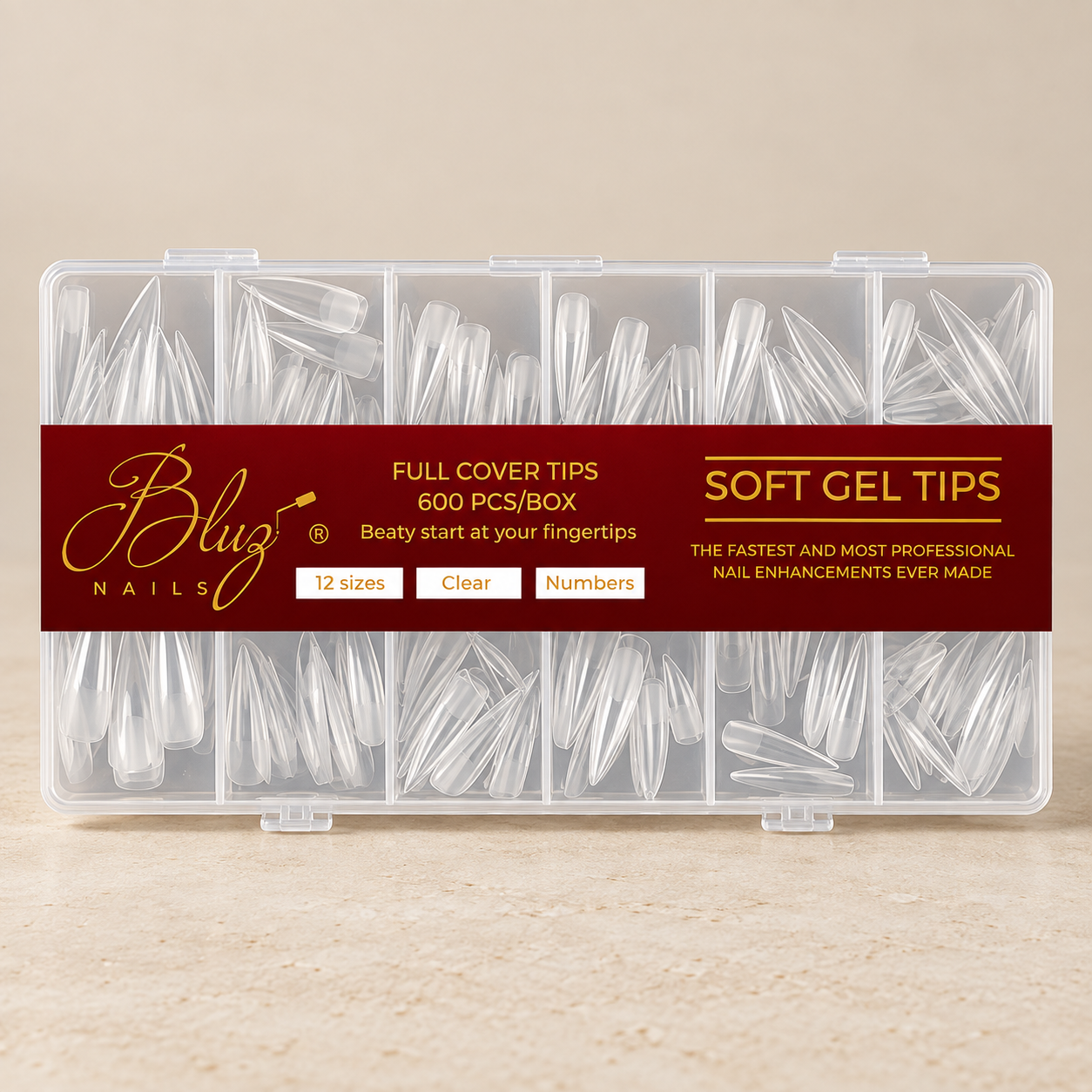 CAJA 240 TIPS SOFT GEL SM SH