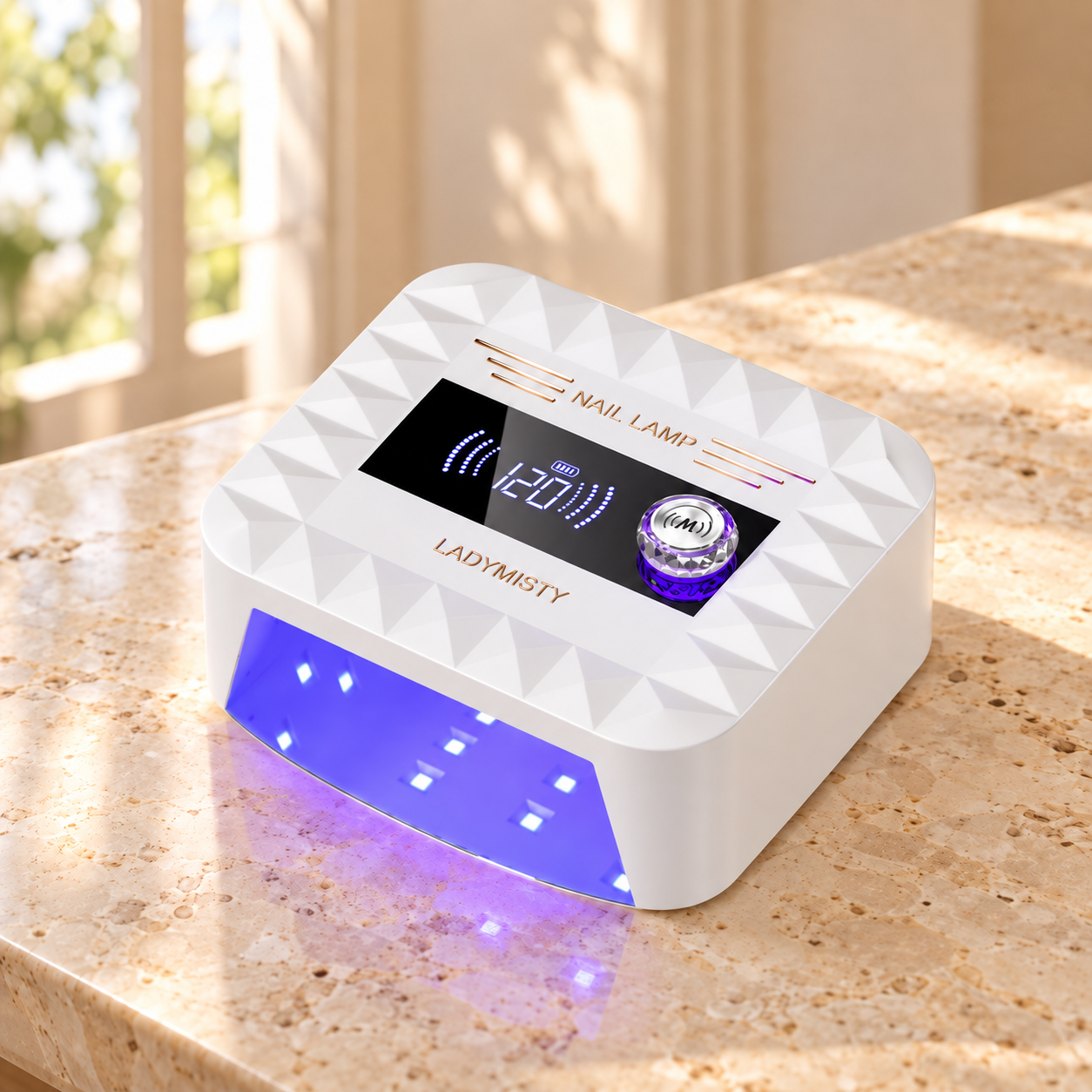 LÁMPARA UV/LED 120W RECARGAB SK-L13 PX