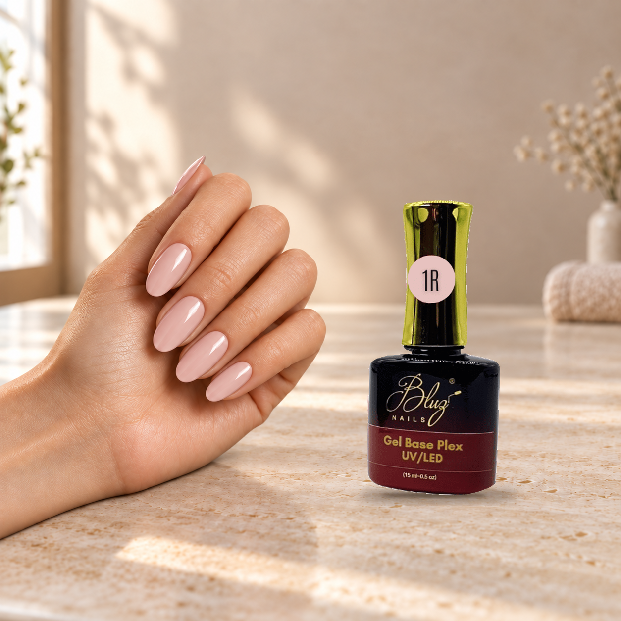 BASE PLEX COLOR GEL #1R 15ML BLUZ