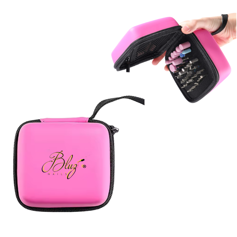 COSMETIQUERA PORTA PUNTAS PINK BLUZ JE