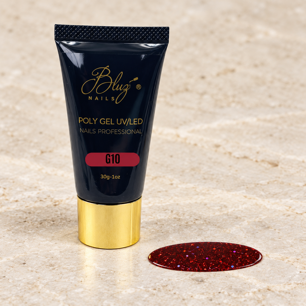 ACRYGEL C/GLITTER #G10 30G BLUZ