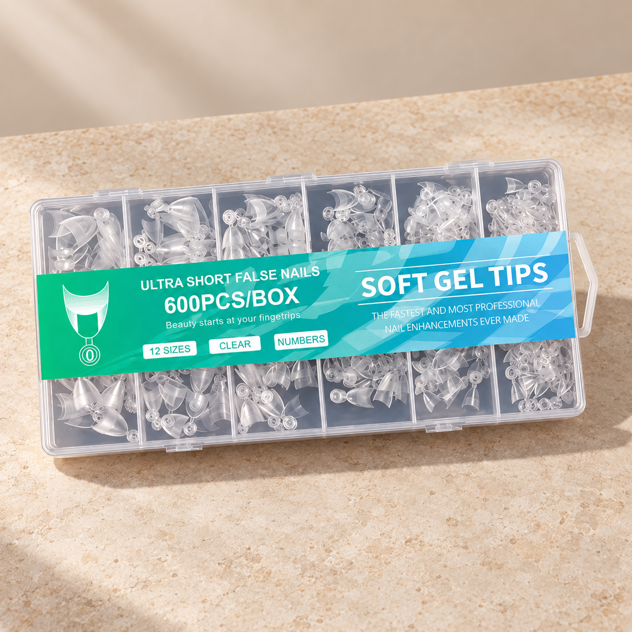 CAJA 600 TIPS SOFT GEL AP SH