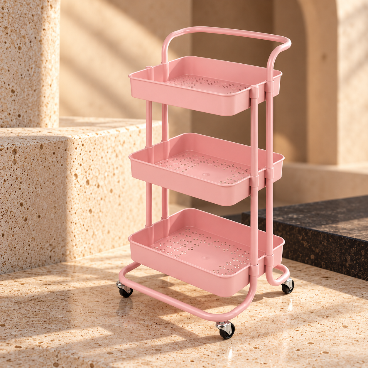 CARRITO AUXILIAR 3N PINK CL