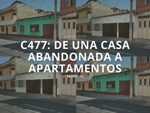 Casa 477: Transformaremos una casa abandonada de z1 en apartamentos rentables